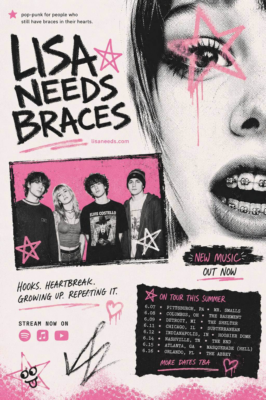 Lisa Needs Braces artwork